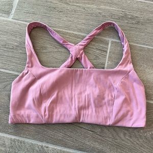 Lululemon Smooth Cover Yoga Bra Pink - Size 8